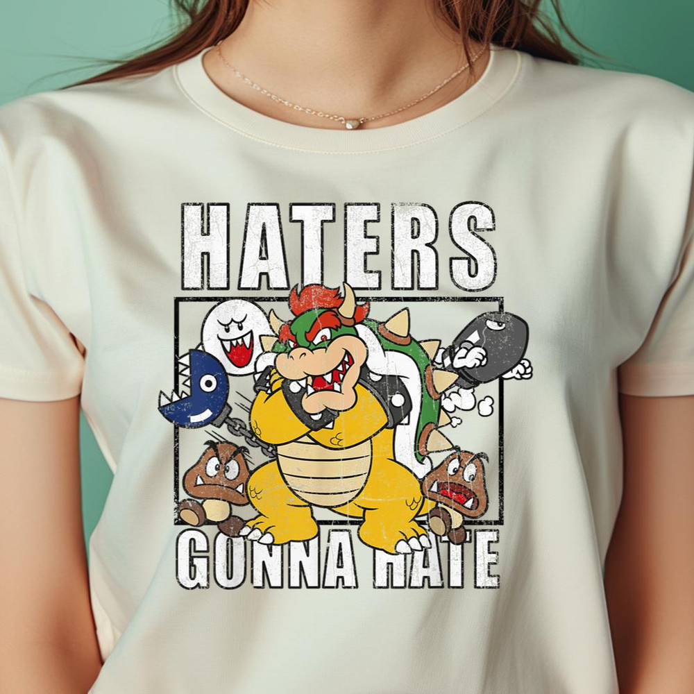 Nintendo Super Mario Enemies Haters Gonna Hate PNG, Super Mario PNG, Mario Bros Digital Png Files.jpg