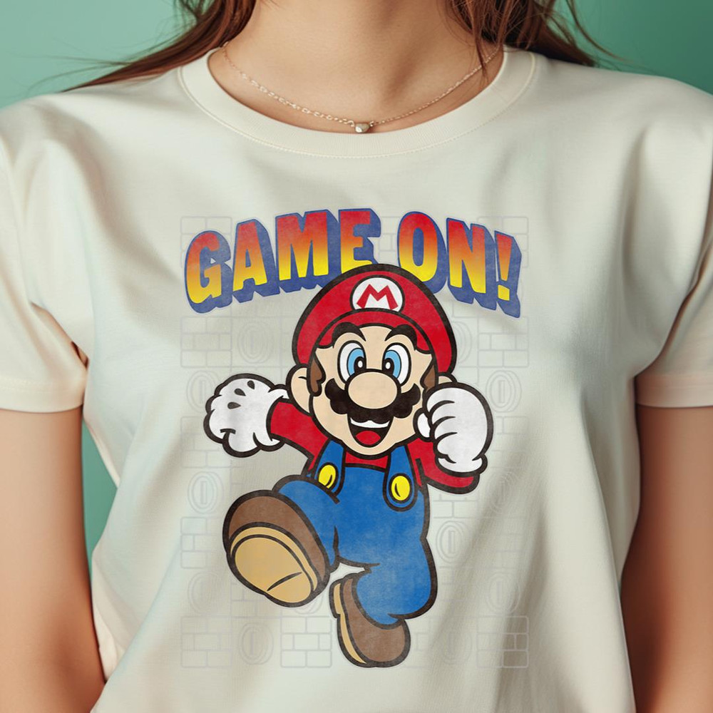 Nintendo Super Mario Game On Faded Running Poster PNG, Super Mario PNG, Mario Bros Digital Png Files.jpg