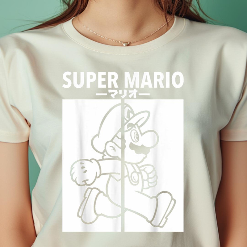 Nintendo Super Mario Split Walk Kanji PNG, Super Mario PNG, Mario Bros Digital Png Files.jpg