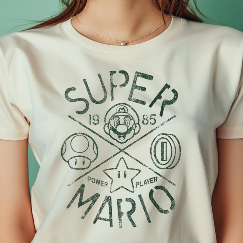 Nintendo Super Mario Crest 1985 PNG, Super Mario PNG, Mario Bros Digital Png Files.jpg