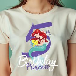 disney little mermaid ariel 5th birthday princess png, the little mermaid png, under the sea digital png files