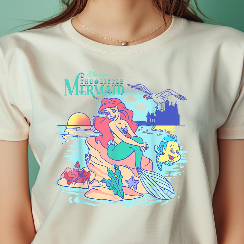 Disney Little Mermaid Ariel Drawing PNG, The Little Mermaid PNG, Under The Sea Digital Png Files.jpg