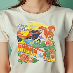 disney little mermaid ariel tropical png, the little mermaid png, under the sea digital png files