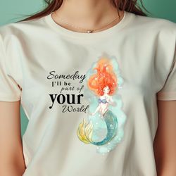 disney little mermaid ariel your world watercolor png, the little mermaid png, under the sea digital png files