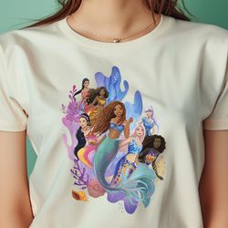disney the little mermaid ariel & sisters group shot png, the little mermaid png, under the sea digital png files