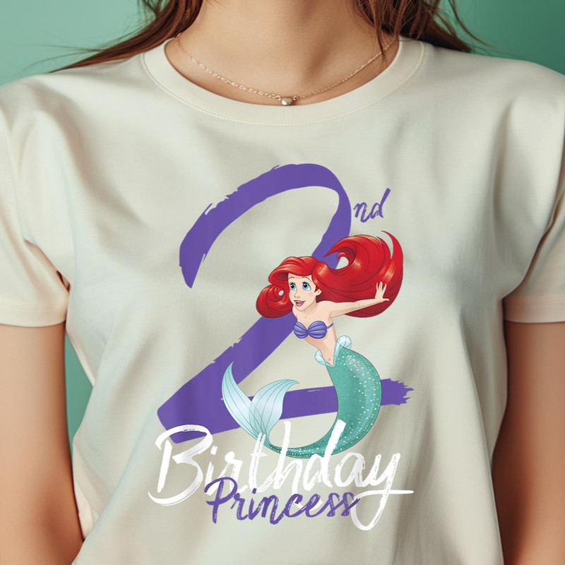 Disney The Little Mermaid Ariel 2Nd Birthday Princess PNG, The Little Mermaid PNG, Under The Sea Digital Png Files.jpg