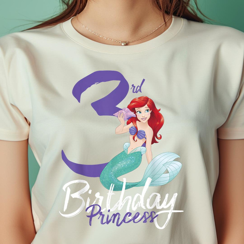 Disney The Little Mermaid Ariel 3Rd Birthday Princess PNG, The Little Mermaid PNG, Under The Sea Digital Png Files.jpg