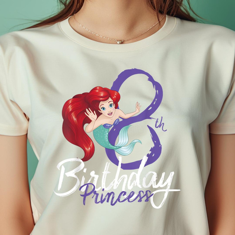 Disney The Little Mermaid Ariel 8Th Birthday Princess PNG, The Little Mermaid PNG, Under The Sea Digital Png Files.jpg