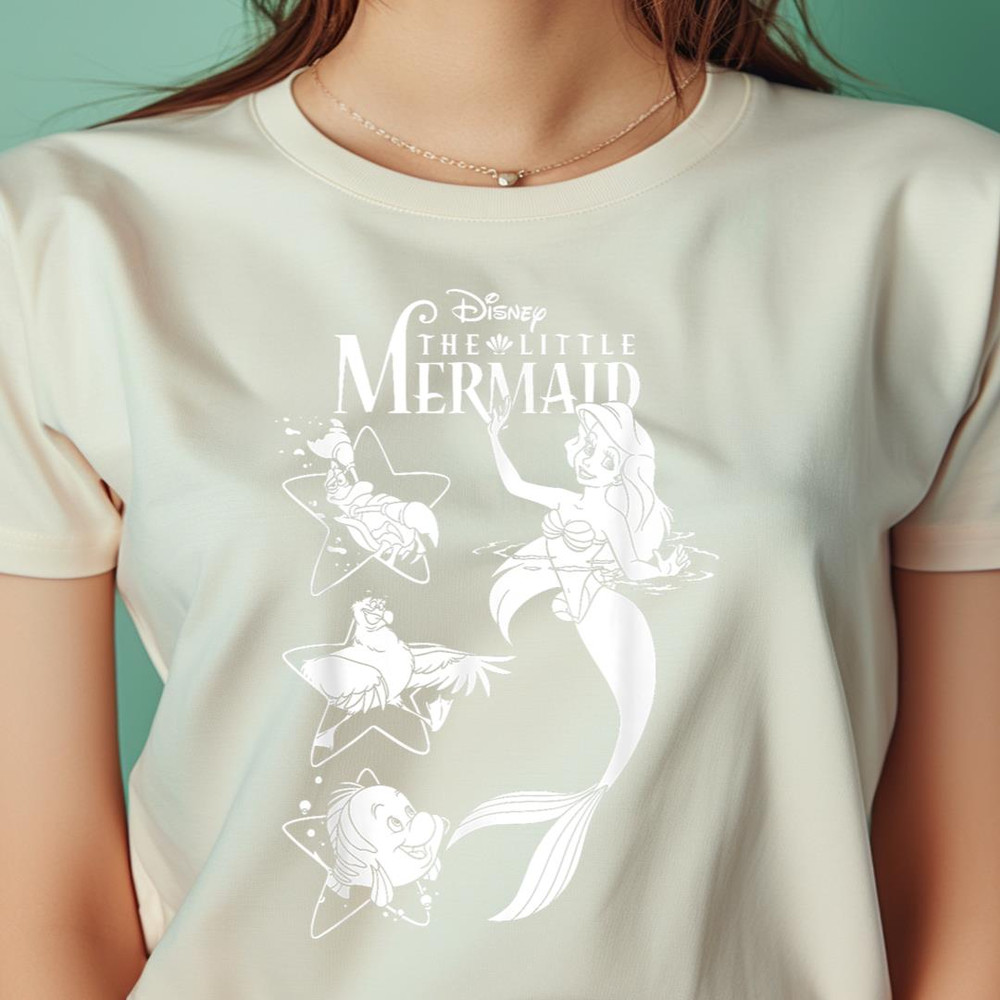 Disney The Little Mermaid Ariel And Friends Sea Stars PNG, The Little Mermaid PNG, Under The Sea Digital Png Files.jpg