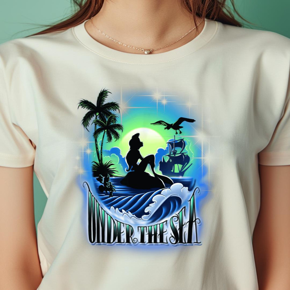 Disney The Little Mermaid Ariel Day Dreaming PNG, The Little Mermaid PNG, Under The Sea Digital Png Files.jpg