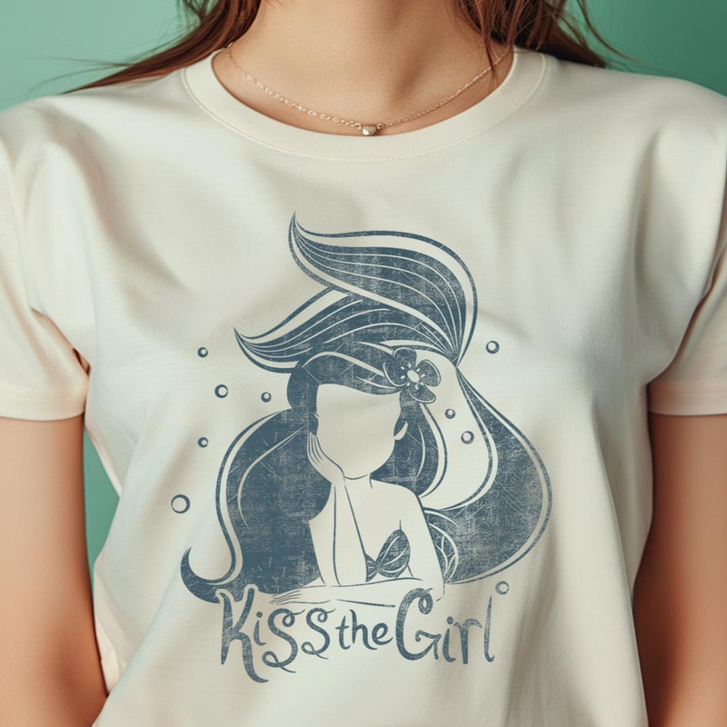 Disney The Little Mermaid Ariel Kiss The Girl PNG, The Little Mermaid PNG, Under The Sea Digital Png Files.jpg