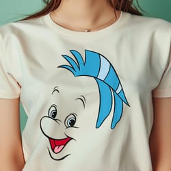 disney the little mermaid flounder big face png, the little mermaid png, under the sea digital png files