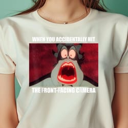 disney the little mermaid ursula front-facing camera meme png, the little mermaid png, under the sea digital png files