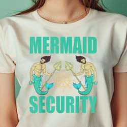 funny mermaid security mermaid dad mermaid party png, the little mermaid png, under the sea digital png files