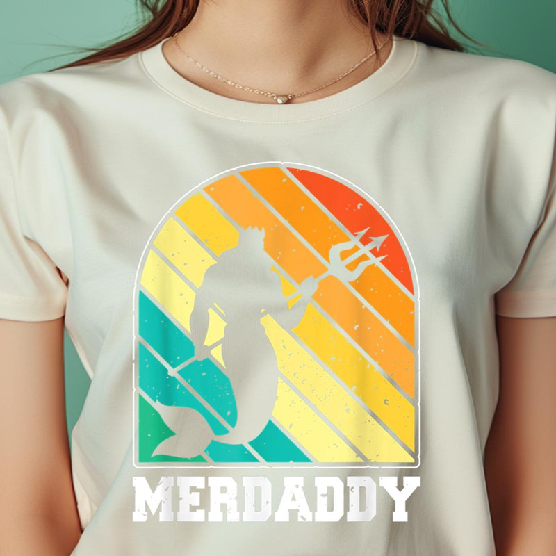 Mermaid Lover Mermaid Dad Family Matching Mermaid Daddy PNG, The Little Mermaid PNG, under the sea Digital Png Files.jpg