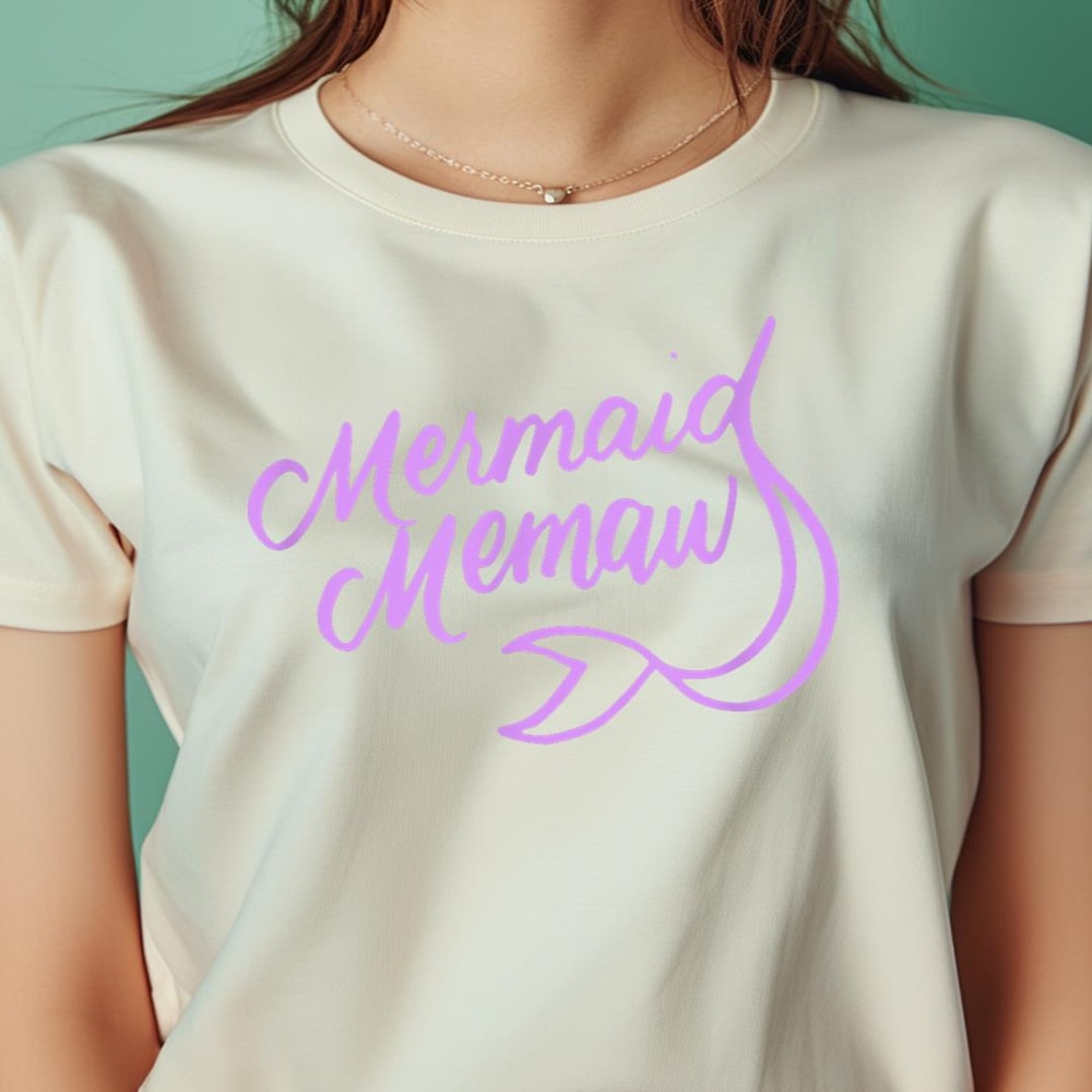 Mermaid Memaw Mermaids Theme Birthday Party Matching Family PNG, The Little Mermaid PNG, under the sea Digital Png Files.jpg