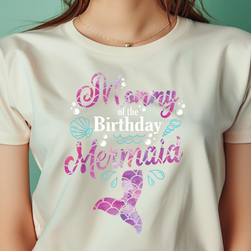 Mommy Of The Birthday Mermaid Birthday Party Mermaid Mother PNG, The Little Mermaid PNG, under the sea Digital Png Files.jpg