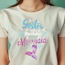 sister birthday mermaid birthday party mermaid sister png, the little mermaid png, under the sea digital png files