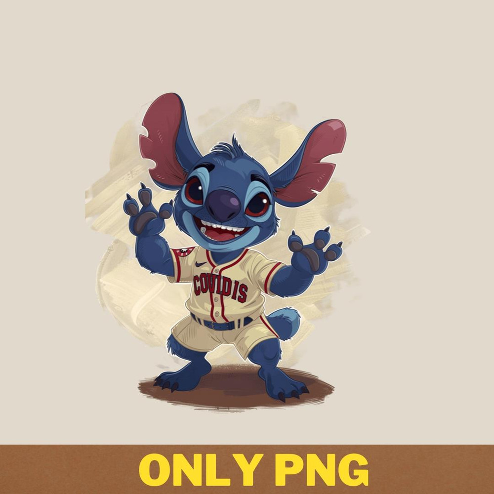 Stitch Vs Cleveland Indians 626 Sizzling Strikes PNG, Stitch PNG, Cleveland Indians Digital Png Files.jpg