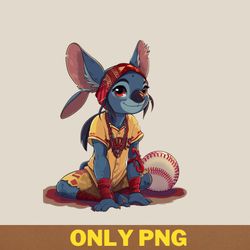 stitch vs cleveland indians ohana outfield odyssey png, stitch png, cleveland indians digital png files