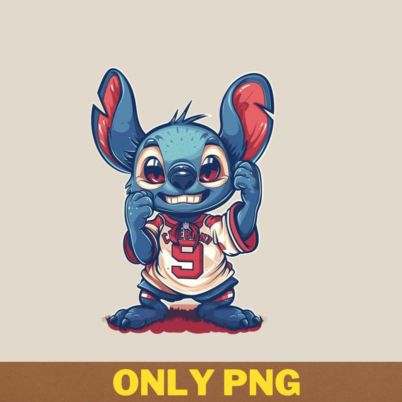 Stitch Vs Cleveland Indians Islander Incredible Infield PNG, Stitch PNG, Cleveland Indians Digital Png Files.jpg