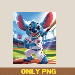stitch vs cleveland indians kinetic kauai knock png, stitch png, cleveland indians digital png files
