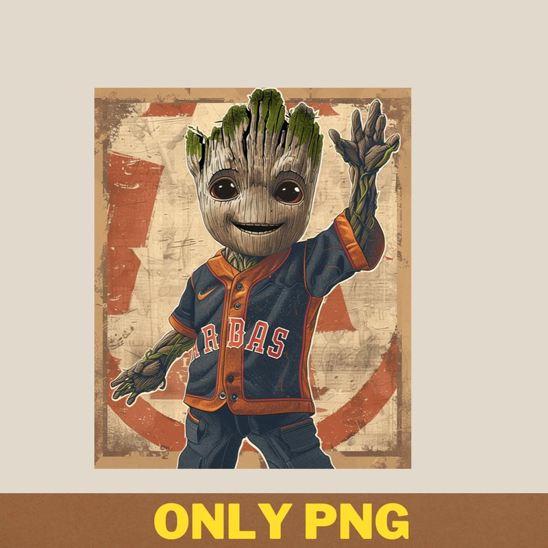 Groot Vs Houston Astro Saplings PNG, Groot PNG, Houston Astro Digital Png Files.jpg