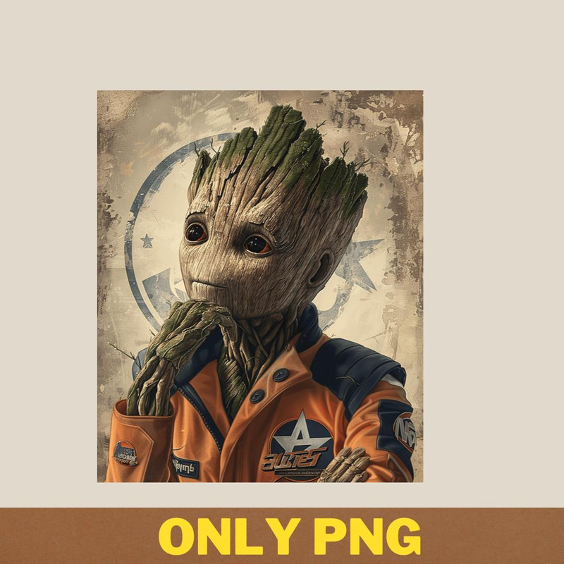 Groot Vs Houston Wooden Wallop PNG, Groot PNG, Houston Astro Digital Png Files.jpg