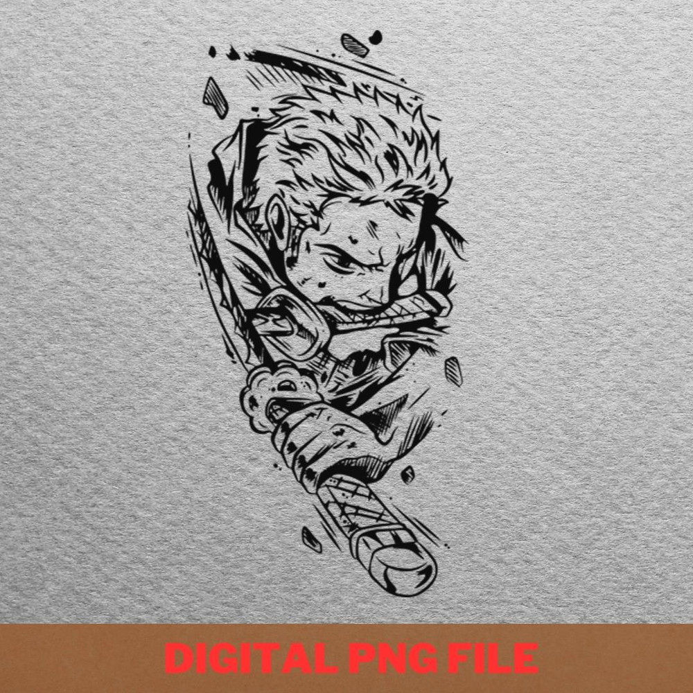 Zoro PNG, Zoro East Blue Design Style PNG.jpg