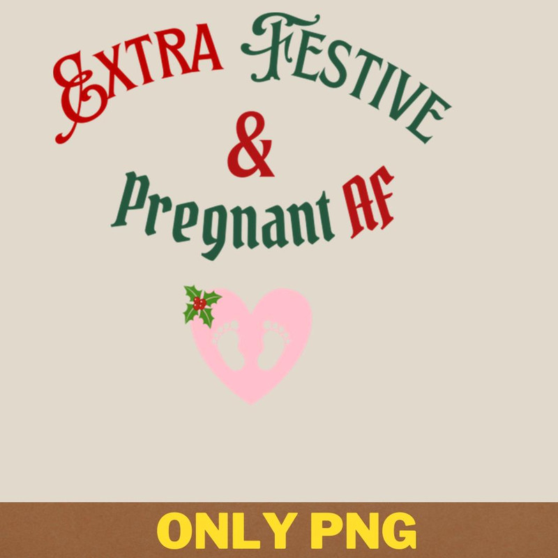 Pregnancy Announcement Winter PNG, New Baby PNG, Mothers Day Digital Png Files.jpg