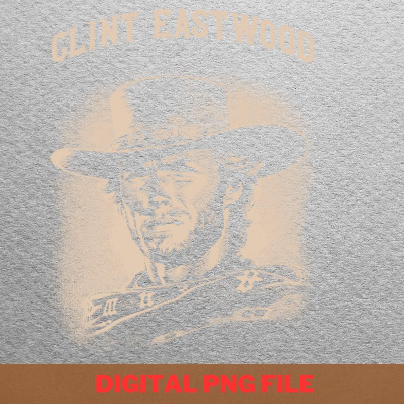 Clint Eastwood Dramatic Roles PNG, Clint Eastwood PNG, Cowboys Digital Png Files.jpg