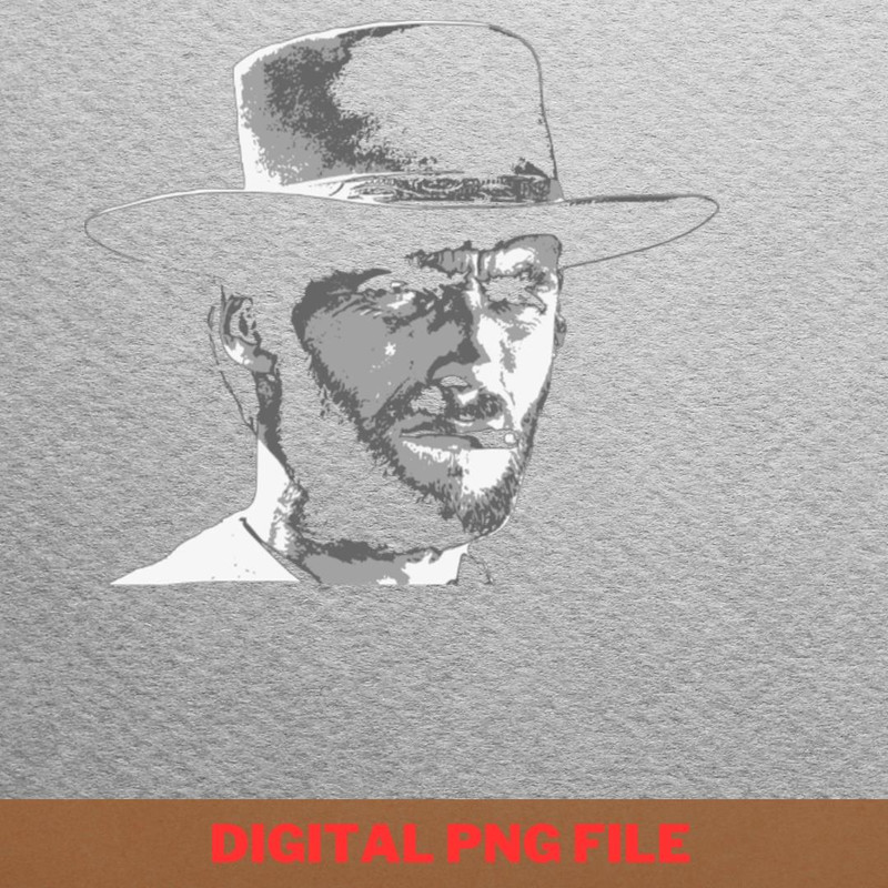 Clint Eastwood Dynamic Duo PNG, Clint Eastwood PNG, Cowboys Digital Png Files.jpg