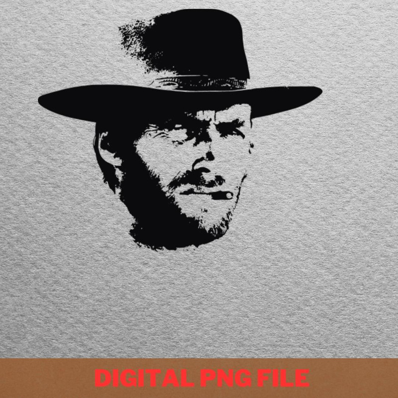 Clint Eastwood Legendary Persona PNG, Clint Eastwood PNG, Cowboys Digital Png Files.jpg