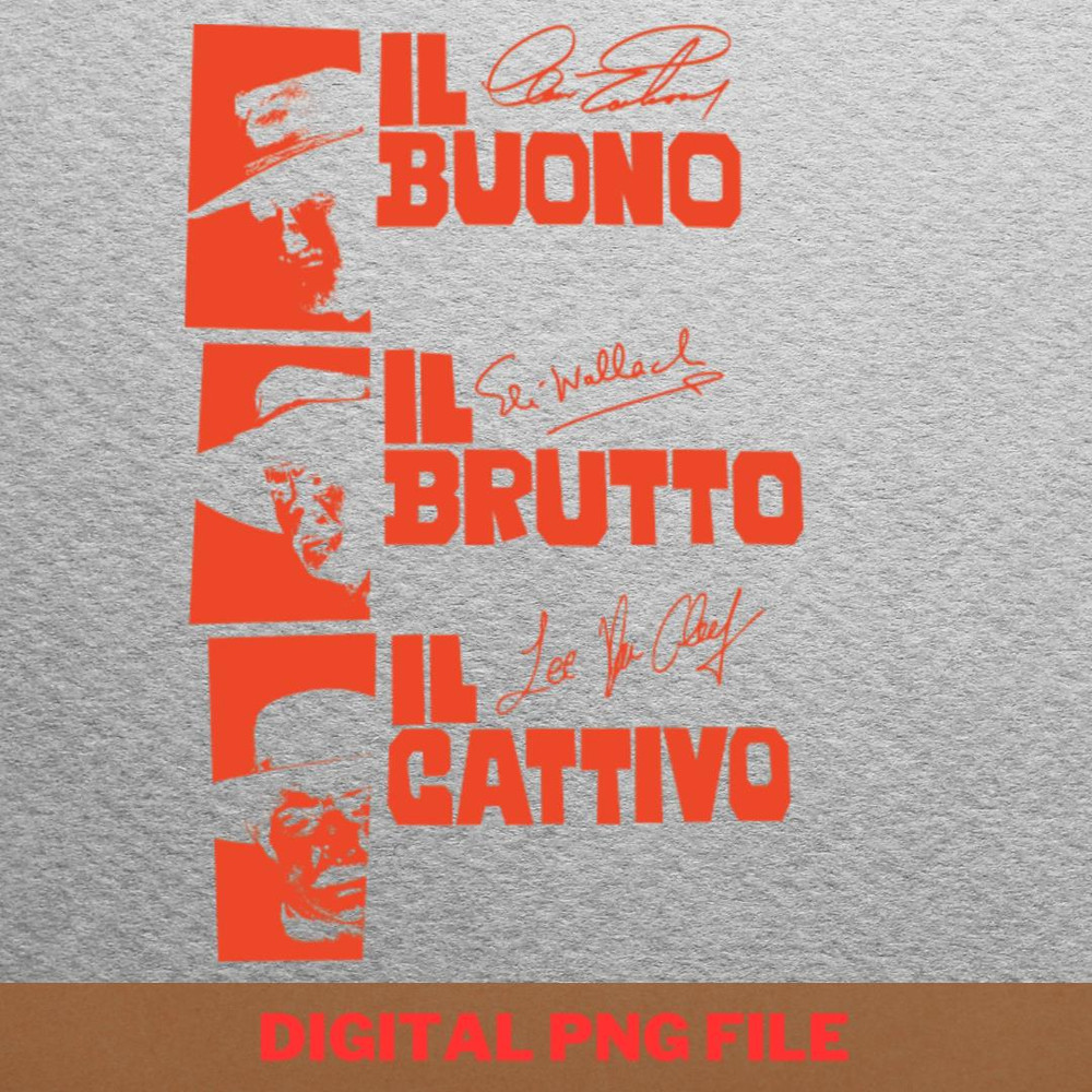 Clint Eastwood Multidimensional Artist PNG, Clint Eastwood PNG, Cowboys Digital Png Files.jpg