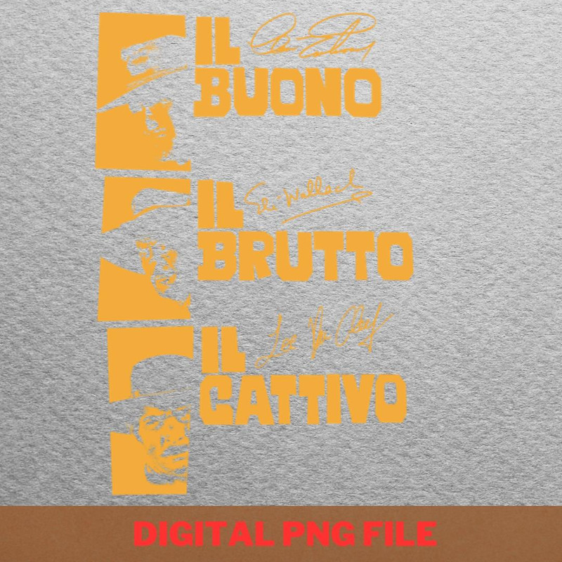 Clint Eastwood Rugged Charisma PNG, Clint Eastwood PNG, Cowboys Digital Png Files.jpg