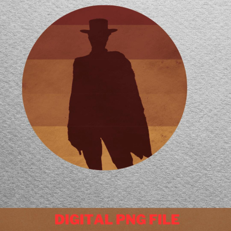 Clint Eastwood Stoic Resilience PNG, Clint Eastwood PNG, Cowboys Digital Png Files.jpg