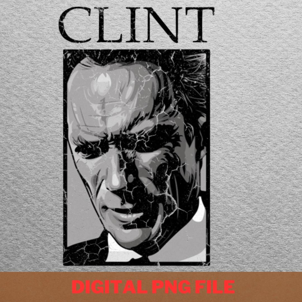 Clint Eastwood Timeless Appeal PNG, Clint Eastwood PNG, Cowboys Digital Png Files.jpg