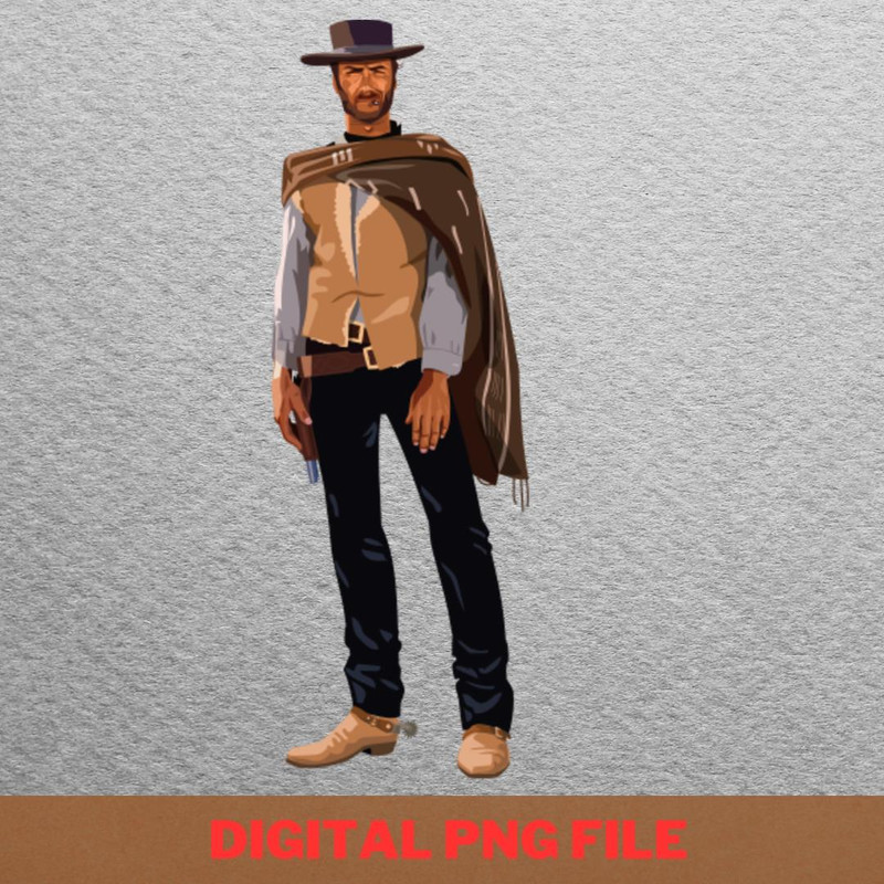 Clint Eastwood Ultimate Cowboy PNG, Clint Eastwood PNG, Cowboys Digital Png Files.jpg