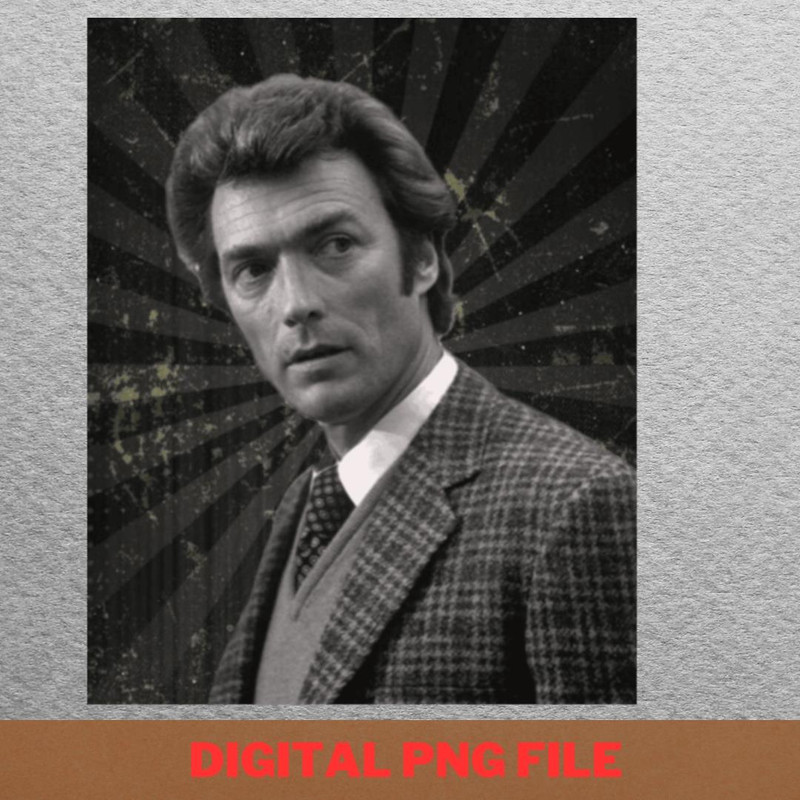 Clint Eastwood Uncompromising Vision PNG, Clint Eastwood PNG, Cowboys Digital Png Files.jpg