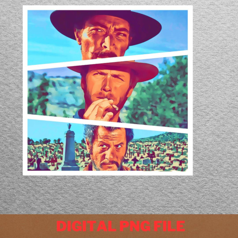 Clint Eastwood Unforgettable Roles PNG, Clint Eastwood PNG, Cowboys Digital Png Files.jpg