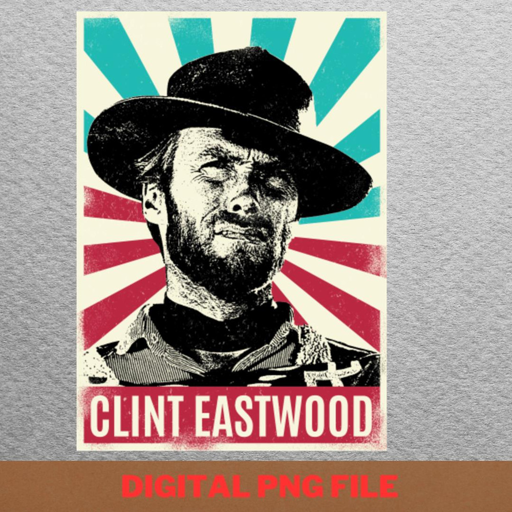 Clint Eastwood Western Legacy PNG, Clint Eastwood PNG, Cowboys Digital Png Files.jpg
