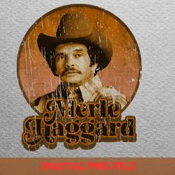 merle haggard musical heritage png, merle haggard png, outlaw music digital png files