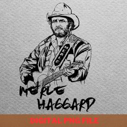merle haggard touring life png, merle haggard png, outlaw music digital png files