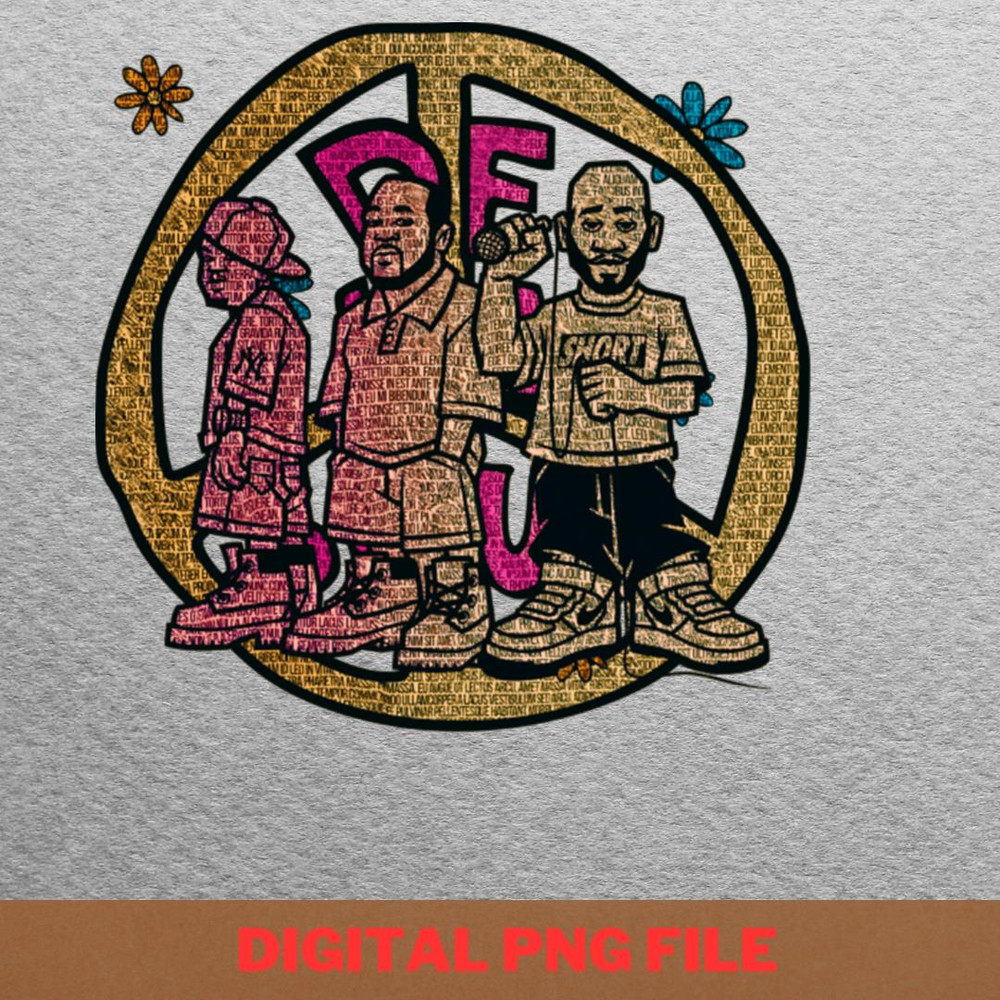 De La Soul Retro PNG, De La Soul PNG, Lauryn Hill Digital Png Files.jpg