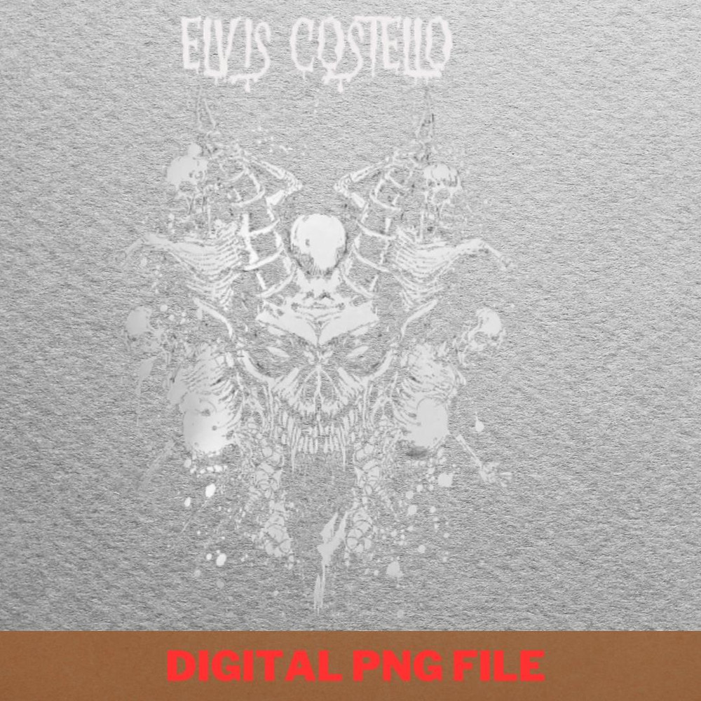 Elvis Costello Composes PNG, Elvis Costello PNG, Post Punk Digital Png Files.jpg