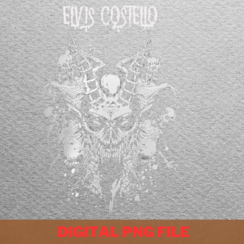 Elvis Costello Composes PNG, Elvis Costello PNG, Post Punk Digital Png Files.jpg