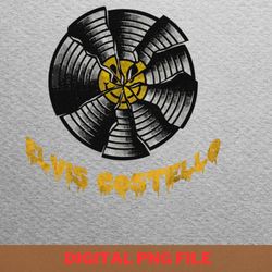 elvis costello delivers png, elvis costello png, post punk digital png files