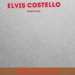 elvis costello invents png, elvis costello png, post punk digital png files