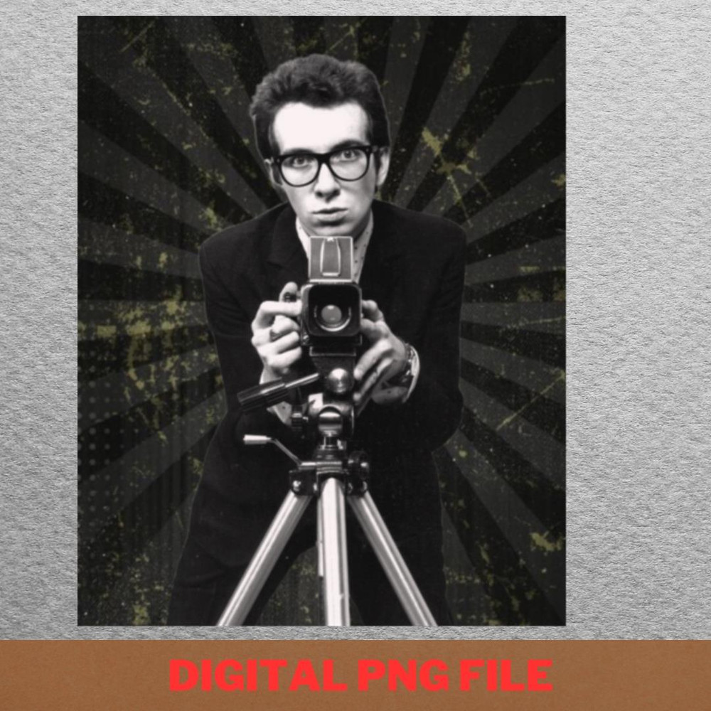 Elvis Costello Fashions PNG, Elvis Costello PNG, Post Punk Digital Png Files.jpg