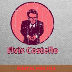 elvis costello expresses png, elvis costello png, post punk digital png files